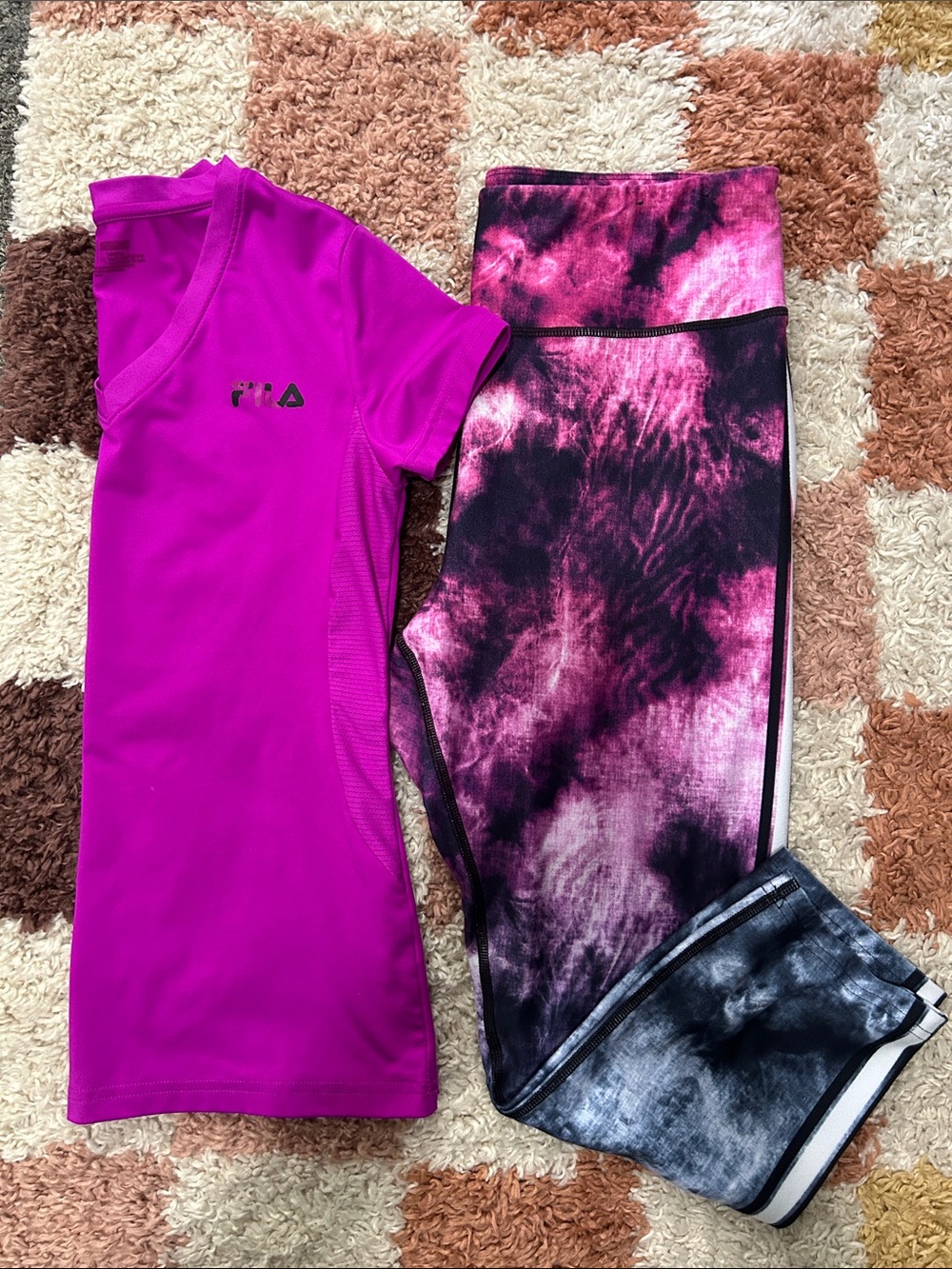 Woman’s Workout Set Filas Flaws Size Large FUC